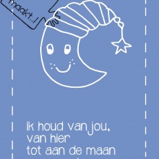 tot aan de maan kaart
